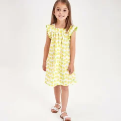 Childrens Classics Girls White Leather Sandals