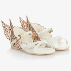 Sophia Webster Mini Girls White Leather Sandals Best