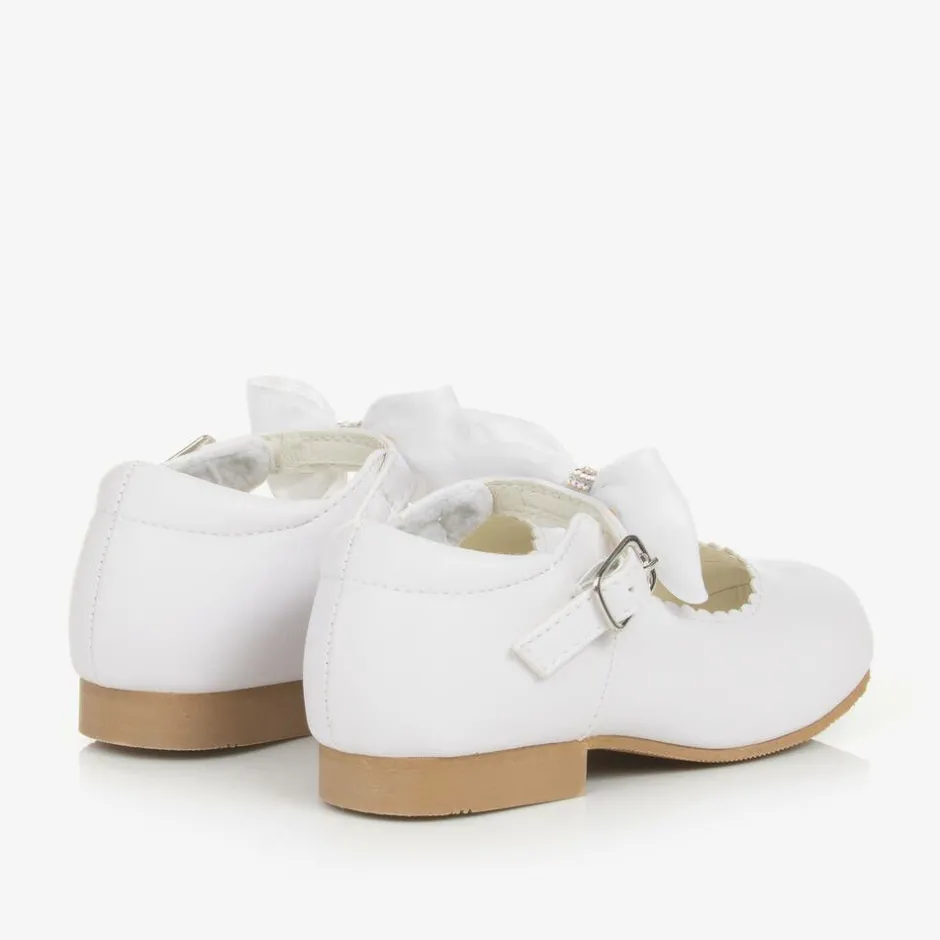 Sevva Girls White Mary Jane Shoes New