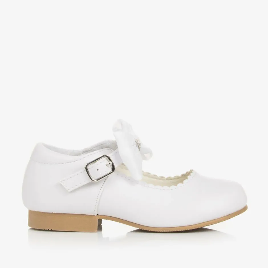 Sevva Girls White Mary Jane Shoes New