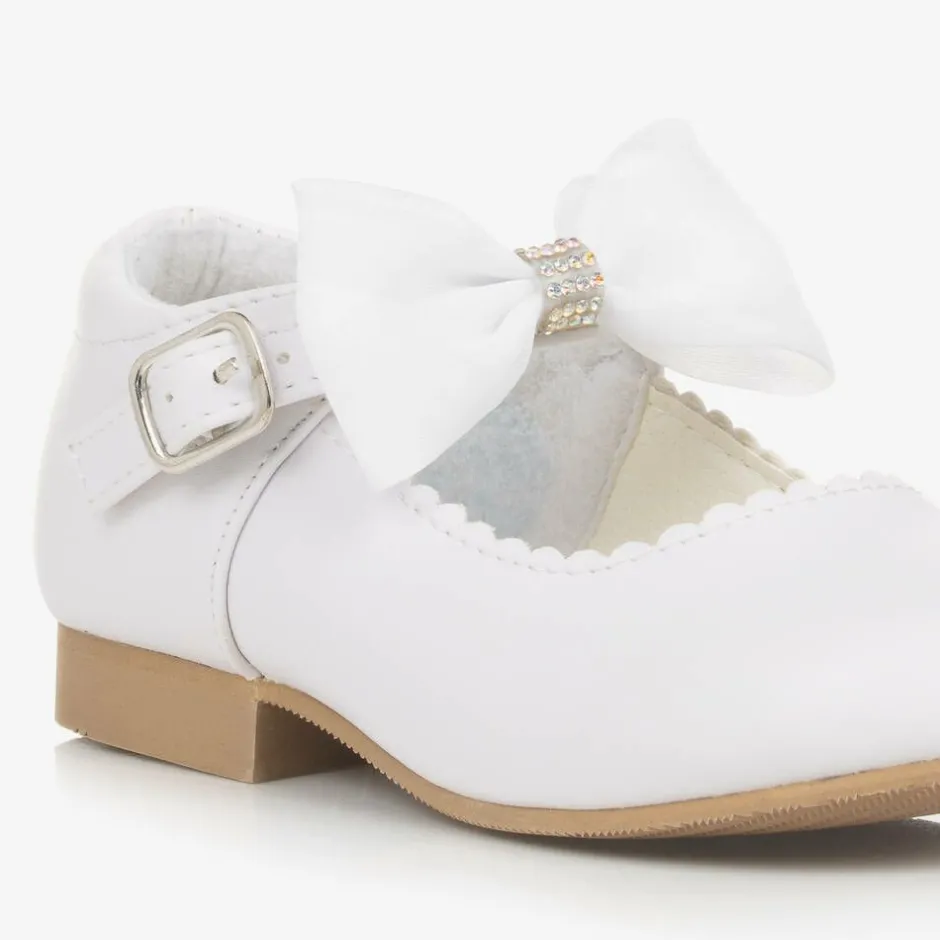 Sevva Girls White Mary Jane Shoes New