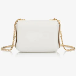 Zaccone Girls White Patent Leather Bag (12cm) Best