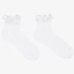 Story Loris Girls White Ruffle Socks Outlet