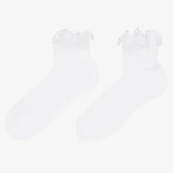 Story Loris Girls White Ruffle Socks Outlet