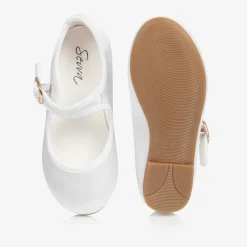Sevva Girls White Satin Shoes Outlet