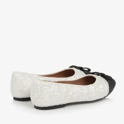 Age of Innocence Girls White Sequin Pumps Hot