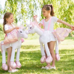 Dress Up by Design Girls White Sound & Light Unicorn Costume Clearance