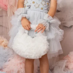 Tutu du Monde Girls White Tulle Handbag (28cm) Discount