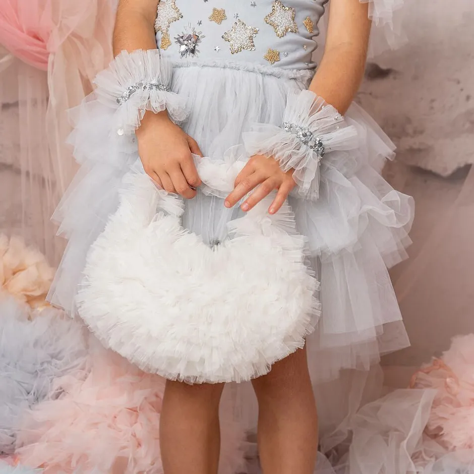 Tutu du Monde Girls White Tulle Handbag (28cm) Discount
