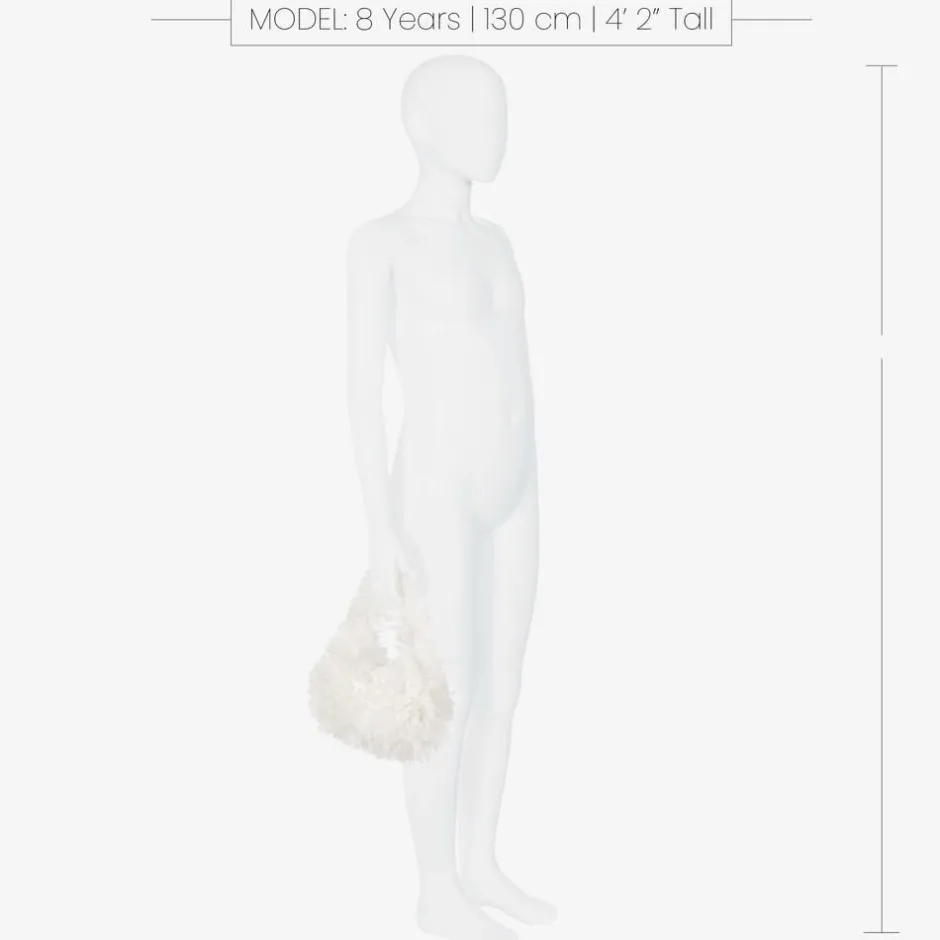 Tutu du Monde Girls White Tulle Handbag (28cm) Discount