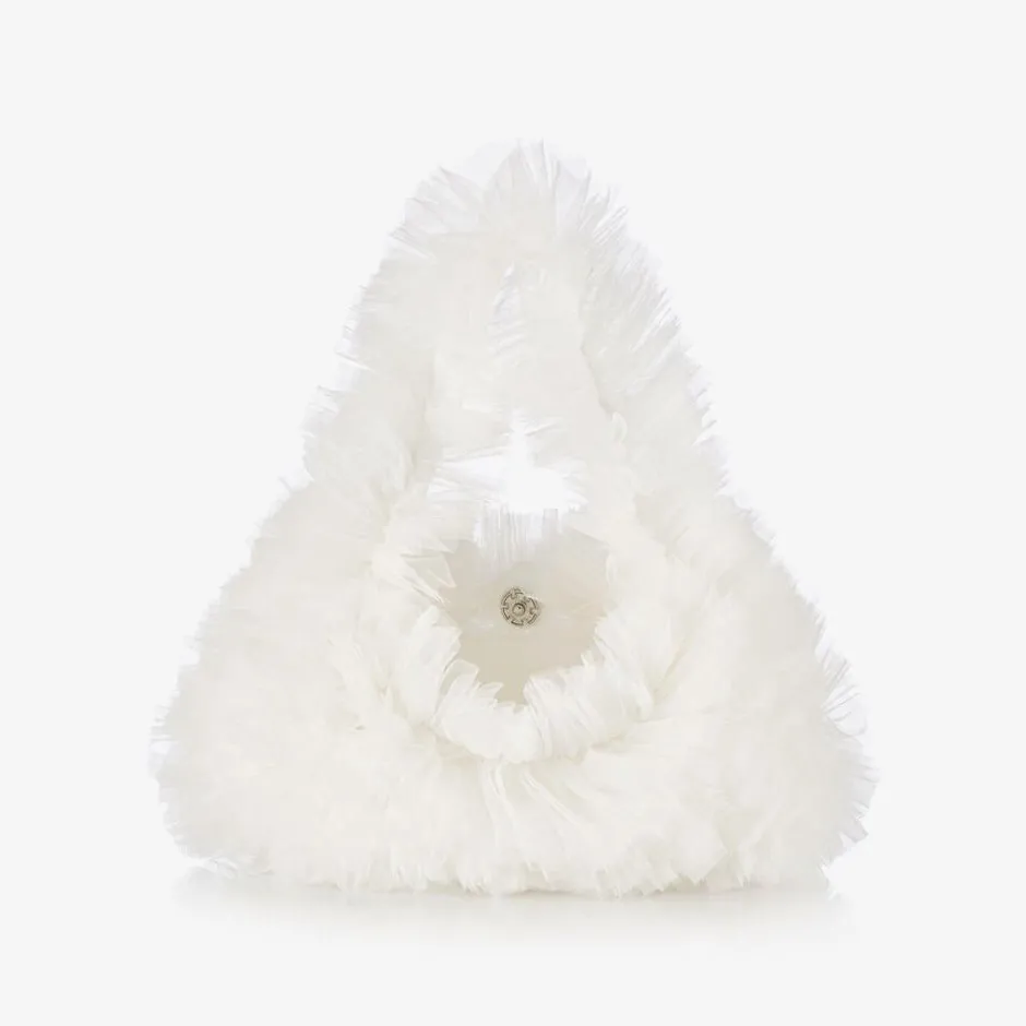 Tutu du Monde Girls White Tulle Handbag (28cm) Discount