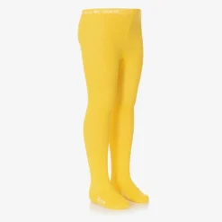 Country Kids Girls Yellow Cotton Knitted Tights Online
