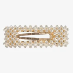 Milledeux Gold & Pearl Hair Clip (8cm) Discount