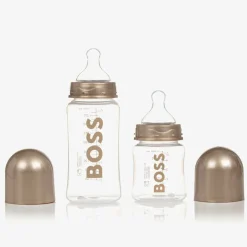 BOSS Gold Baby Bottle & Dummy Set Outlet