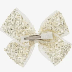 Cute Cute Gold Bow Hairclip (11cm) Best
