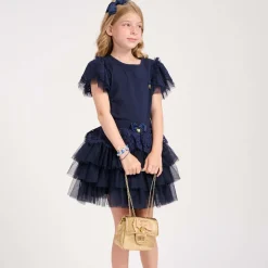 Angels Face Bow Handbag (17cm) Gold Online