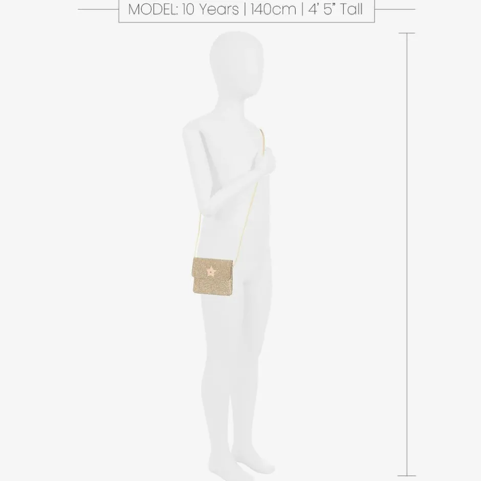 Souza Gold Glitter Purse (13cm) Sale