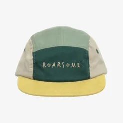 Roarsome Green & Yellow Cotton Cap Discount