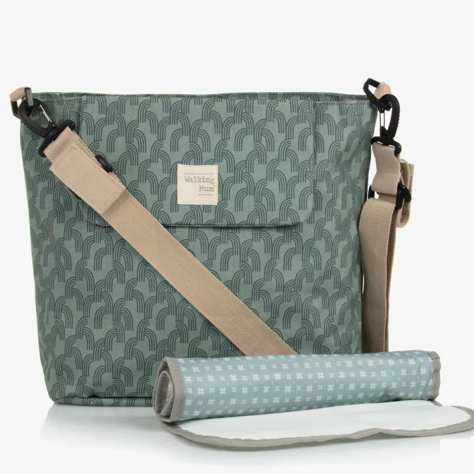Pasito a Pasito Walking Mum Green Baby Changing Bag (32cm) Hot