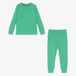 Roarsome Green Bamboo Jersey Base Layer Set Outlet
