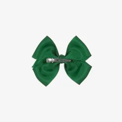 Bowtique London Green Bow Hair Clip (10cm) Forestgreen Sale