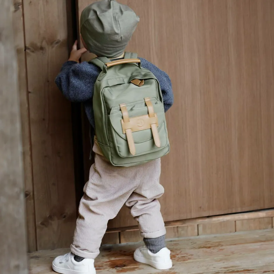 Elodie Green Canvas Backpack (29cm) Online