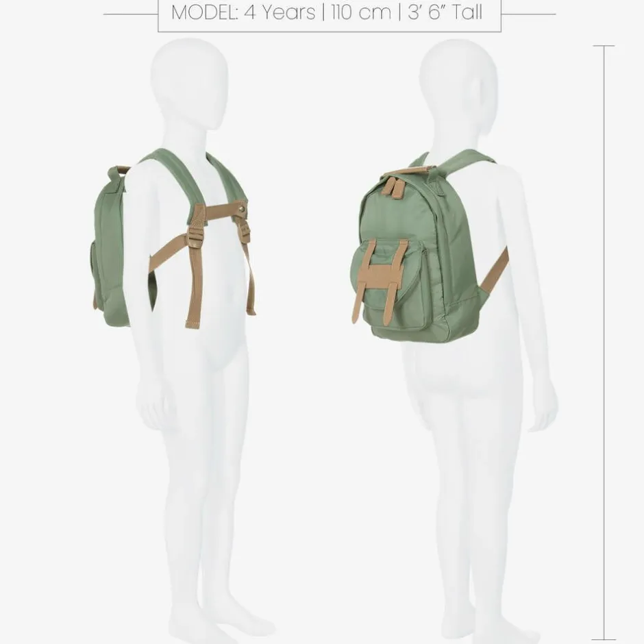 Elodie Green Canvas Backpack (29cm) Online