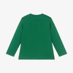 Moschino Baby Green Cotton Baby Top Hot