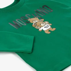 Moschino Baby Green Cotton Baby Top Hot