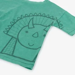 Roarsome Green Dinosaur Organic Cotton T-Shirt Outlet