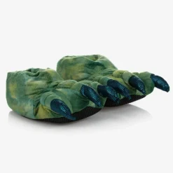 Souza Green Dragon Feet Slippers Hot