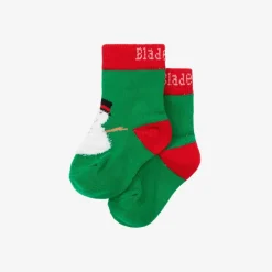 Blade amp; Rose Green Festive Snowman Socks Outlet