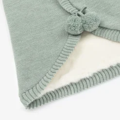 Mebi Green Knitted Baby Nest (63cm) Clearance