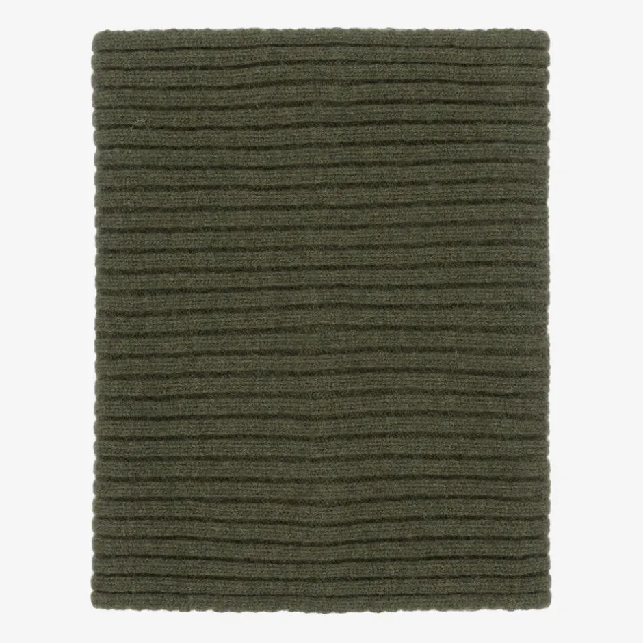 Jamiks Green Merino Wool Knitted Snood Clearance