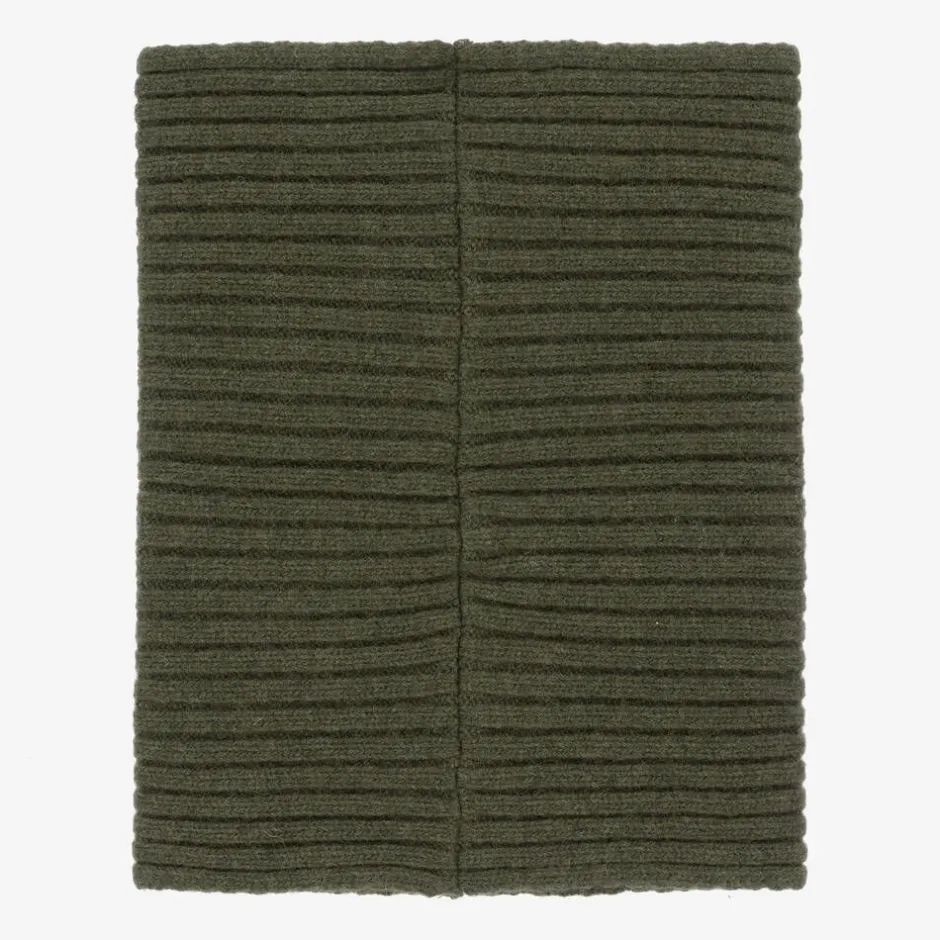 Jamiks Green Merino Wool Knitted Snood Clearance