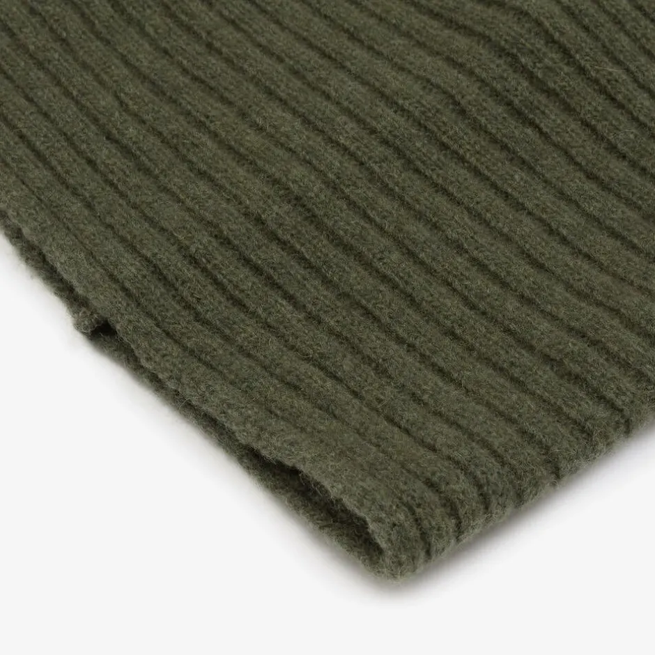 Jamiks Green Merino Wool Knitted Snood Clearance