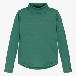 Smalls Merino Green Merino Wool Roll Neck Top Clearance