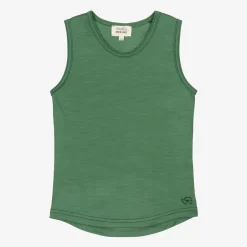 Smalls Merino Green Merino Wool Vest Top Hot