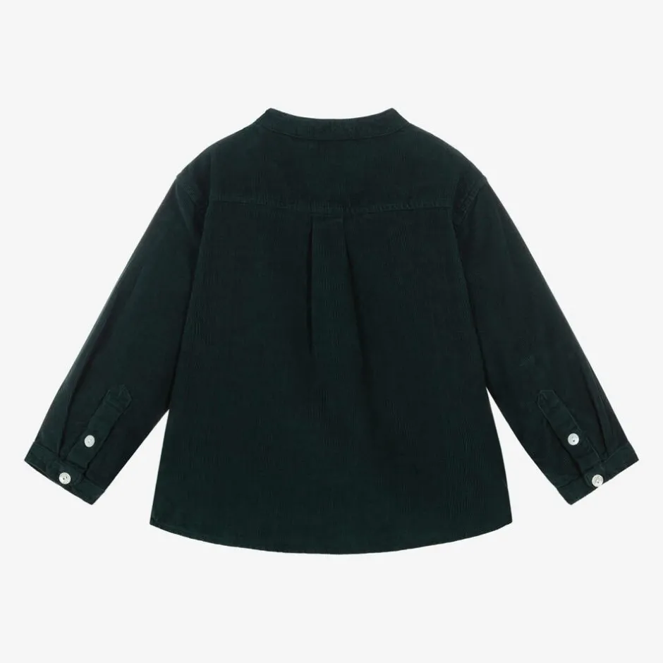 Molo Green Organic Cotton Corduroy Shirt PonderosaPine Best