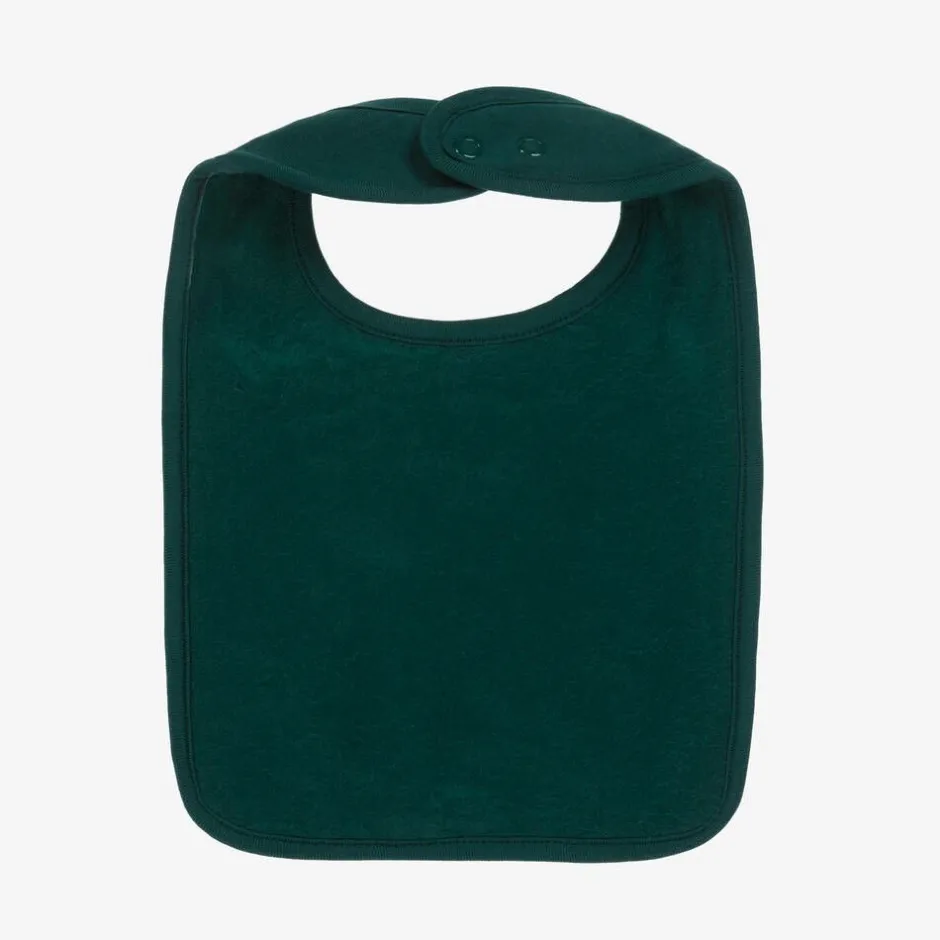 NAME IT Green Organic Cotton Festive Motif Bib Online