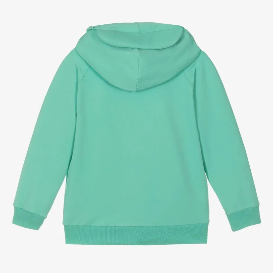 Wauw Capow Green Organic Cotton Monster Hoodie Online