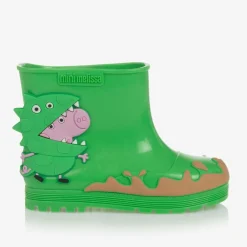 Mini Melissa Green Peppa Pig Rain Boots Hot