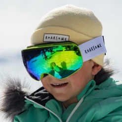 Roarsome Green Polarised Anti-Fog Ski Goggles Online