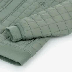 Calvin Klein Green Quilted Jacket New