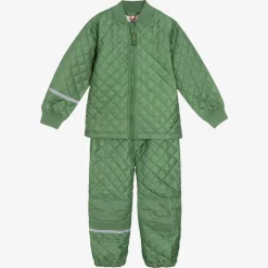 CeLaVi Green Quilted Jacket & Trouser Set Outlet