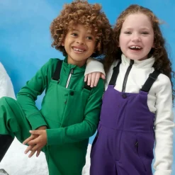 Moncler Enfant Green Technical Half-Zip Top Clearance