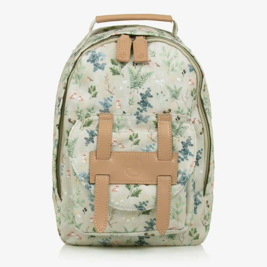 Elodie Green Woodland Print Backpack (29cm) Hot