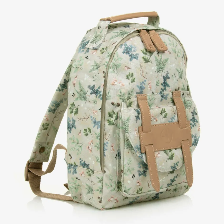 Elodie Green Woodland Print Backpack (29cm) Hot