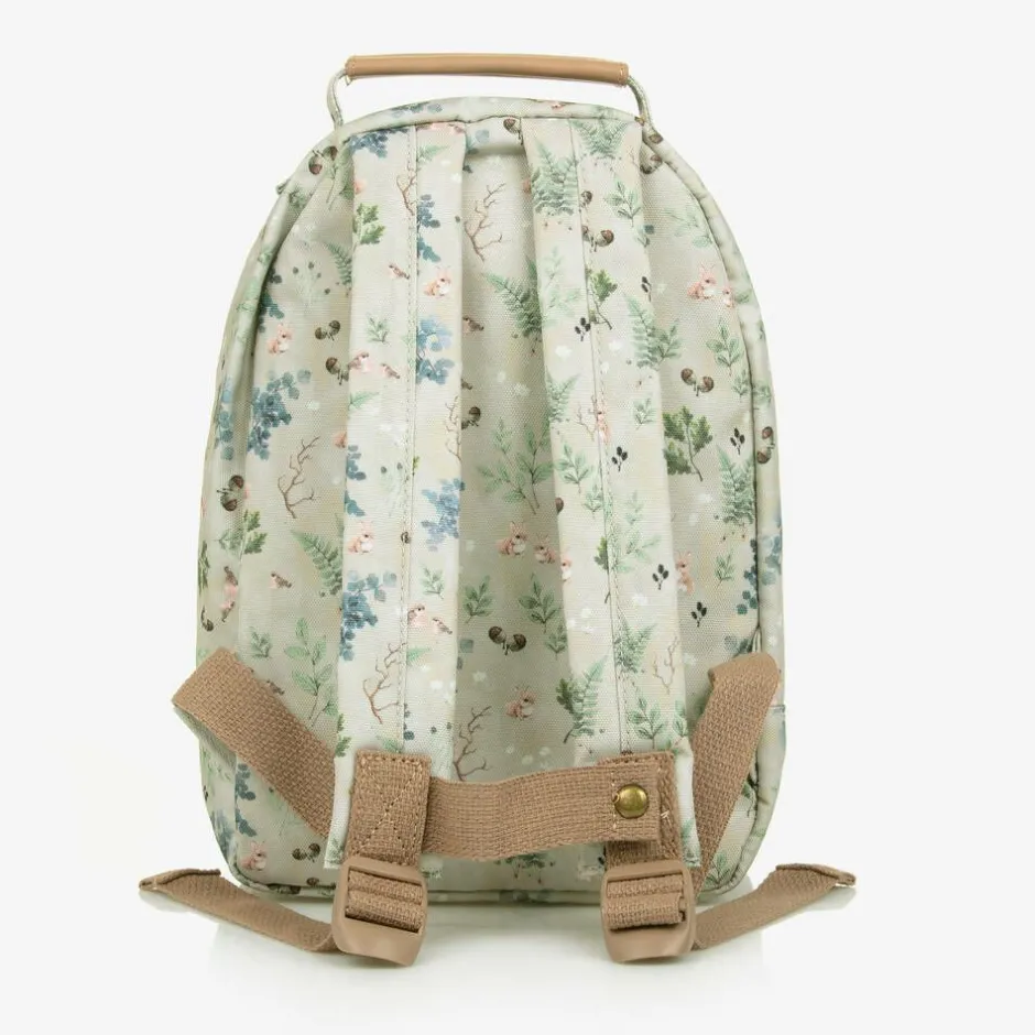 Elodie Green Woodland Print Backpack (29cm) Hot