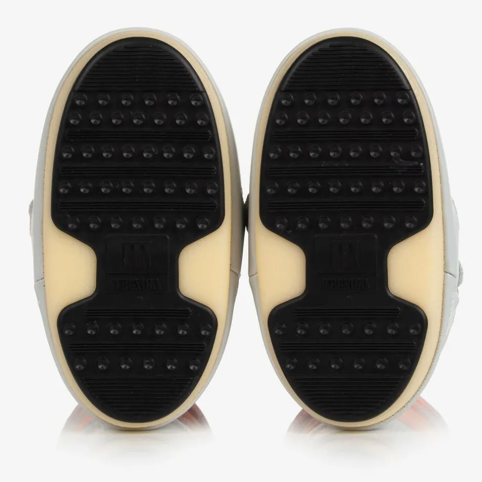 Moon Boot Grey & Rainbow Snow Boots Best